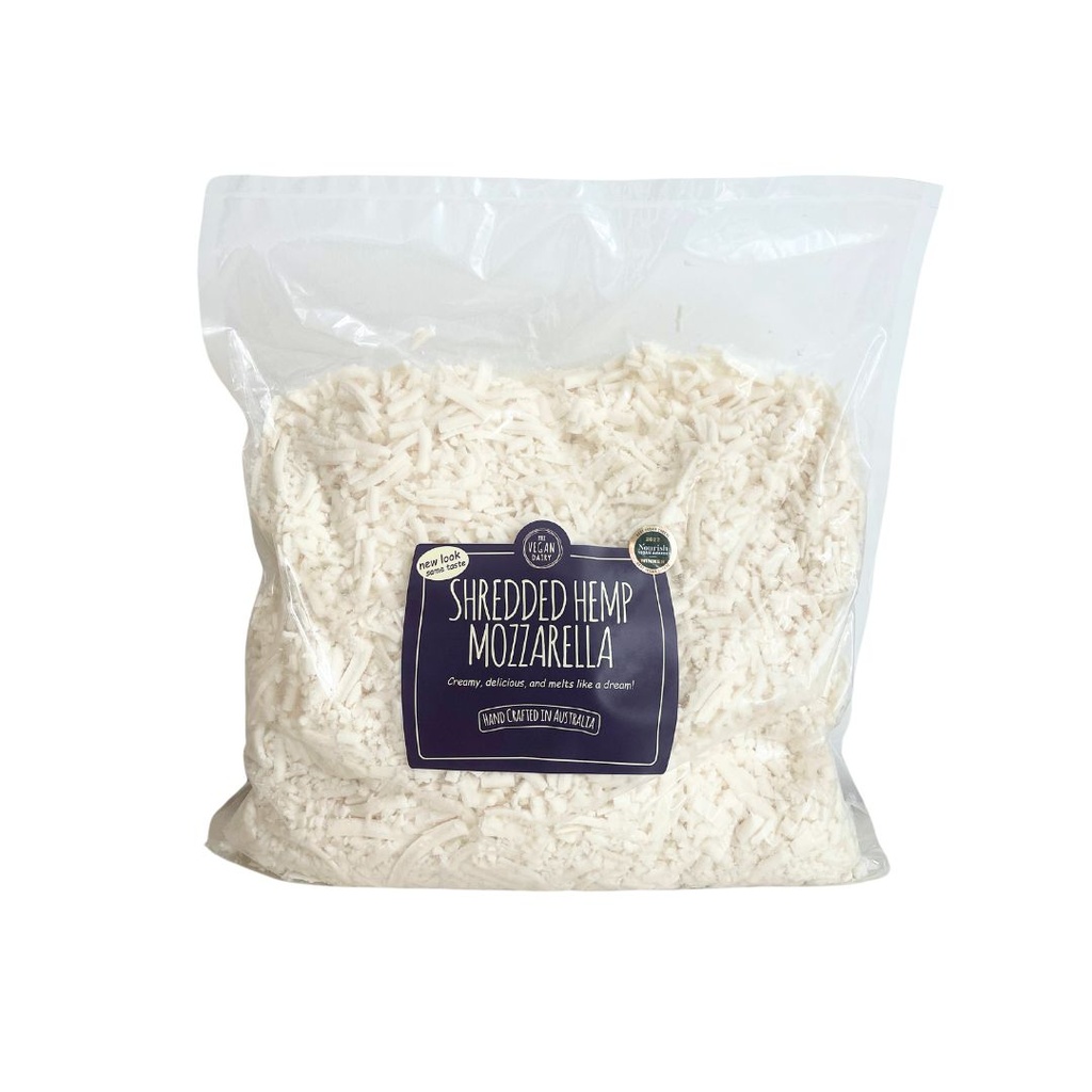 Hemp Mozzarella Shredded - 6 x 2kg FS BAG (12kg)